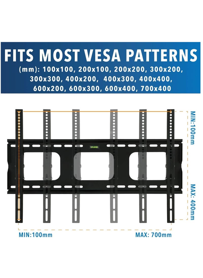 ELTRAZONE Tilting TV Wall Mount Bracket For Samsung Sony Vizio LG Panasonic TCL Element 32 40 42 47 50 55 60 65 Inch TVs VESA 200x200 400x400 600x400, 750x450 Compatible Premium Tilt 175 Lbs  - Image 4