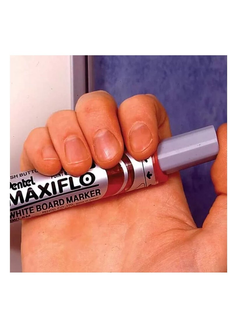 Pentel 12-Piece Maxiflo White Board Marker Orange Ink - Image 4