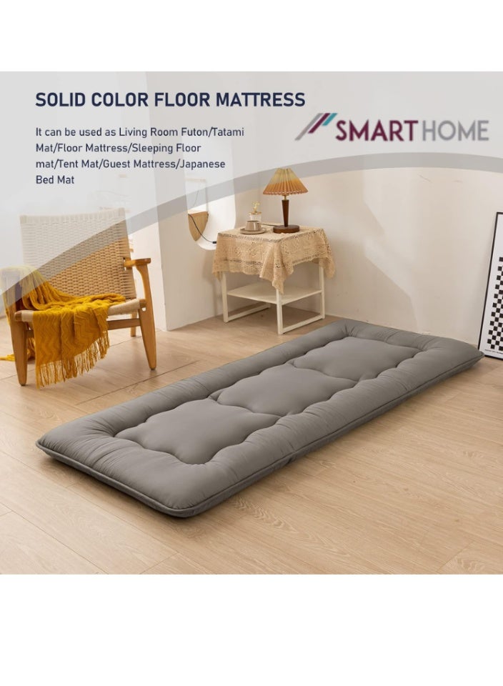 سمارت هوم مرتبة أرضية قابلة للطي مقاس 190×90 سم - غطاء قطني 100%، حشوة بوليستر ناعمة، مرتبة خفيفة الوزن للنوم والاسترخاء - Image 4