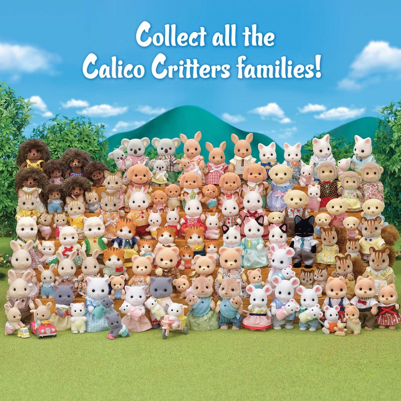 Calico Critters Calico Critters, Sandy Cat Family, Dolls, Dollhouse Figures, Collectible Toys, Premium, 3 inches  - Image 5