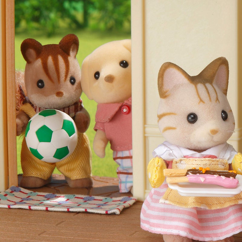 Calico Critters Calico Critters, Sandy Cat Family, Dolls, Dollhouse Figures, Collectible Toys, Premium, 3 inches  - Image 3