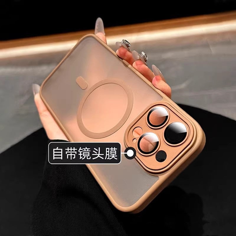 Suitable for Apple 17Promax Yashield Skin-Feel Magnetic Phone Case Iphone16 All-Inclusive Lens Film 14 Protective Cover - Image 3