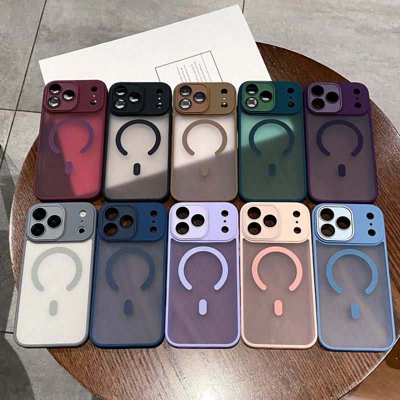 Suitable for Apple 17Promax Yashield Skin-Feel Magnetic Phone Case Iphone16 All-Inclusive Lens Film 14 Protective Cover - Image 5