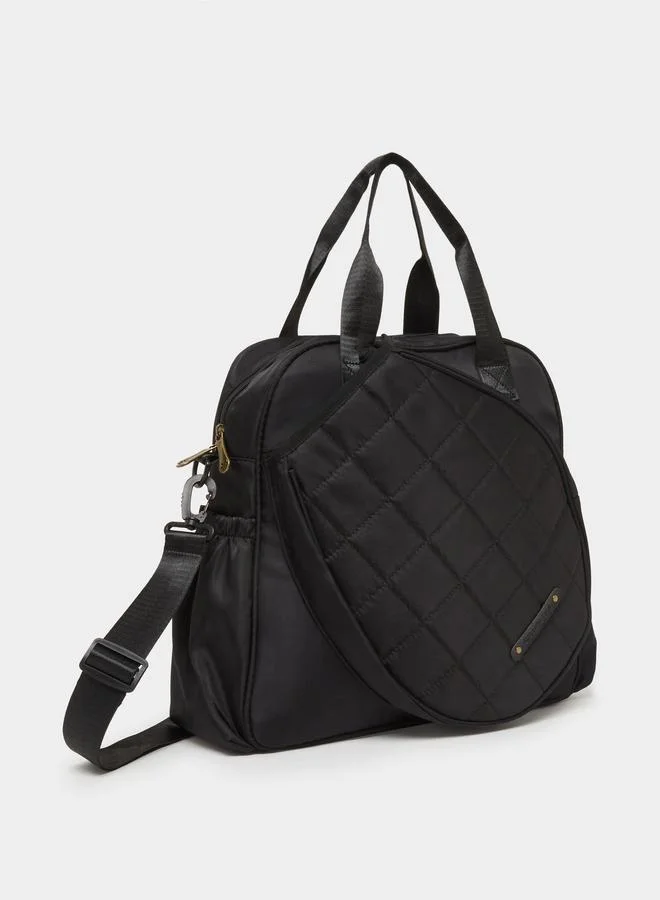 Styli Quilted Gym Bag with Removable Shoulder Strap