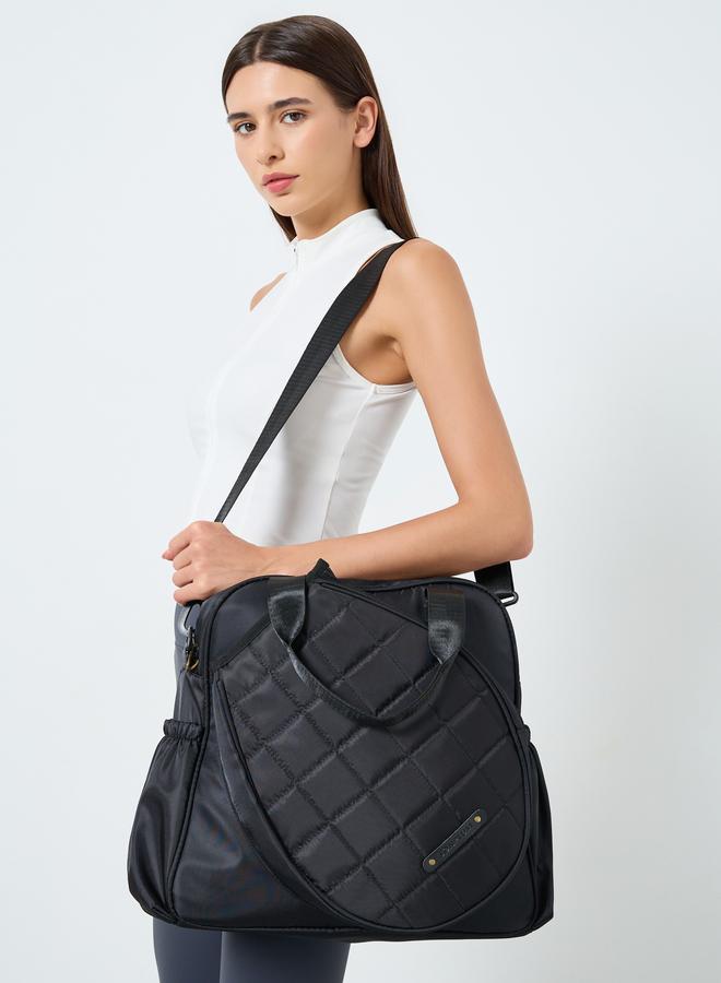Styli Quilted Gym Bag with Removable Shoulder Strap - Image 2
