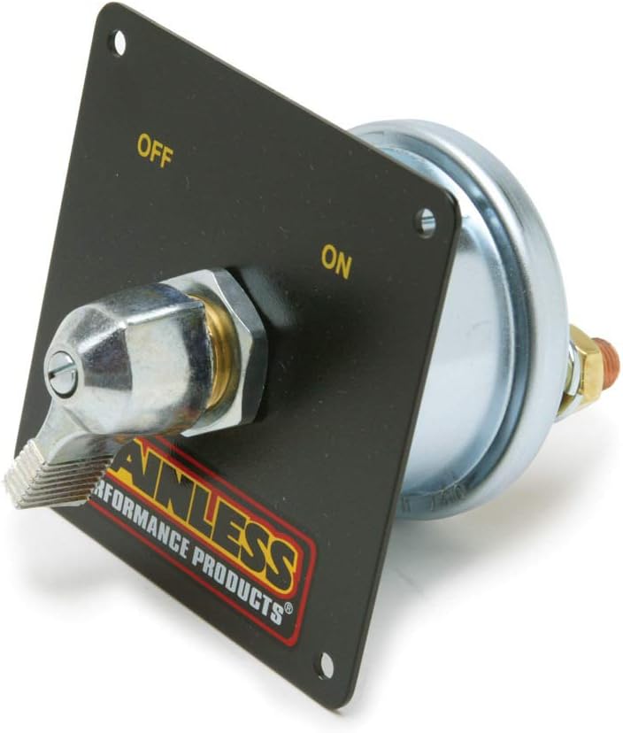 50710 Master Disconnect Switch with Panel, Black