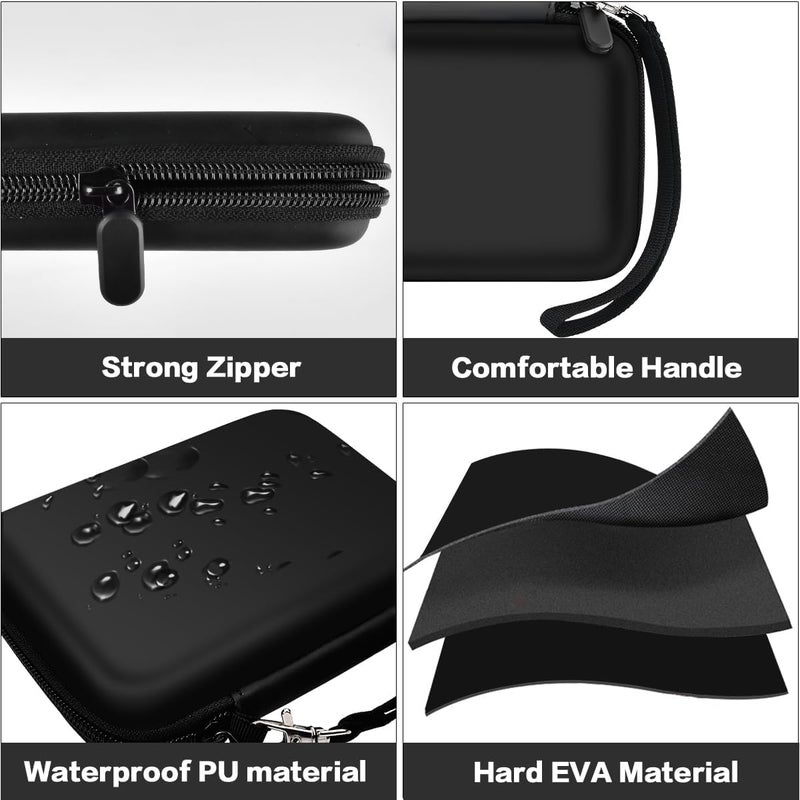 GWCASE 12 pcs Reeds Case Compatible with Vandoren/for D'Addario Woodwinds/for Sovvid/for Glory Saxophone Clarinet Reeds. EVA Storage Holder for Humidity Pack (Box Only)-Black Inner - Image 5