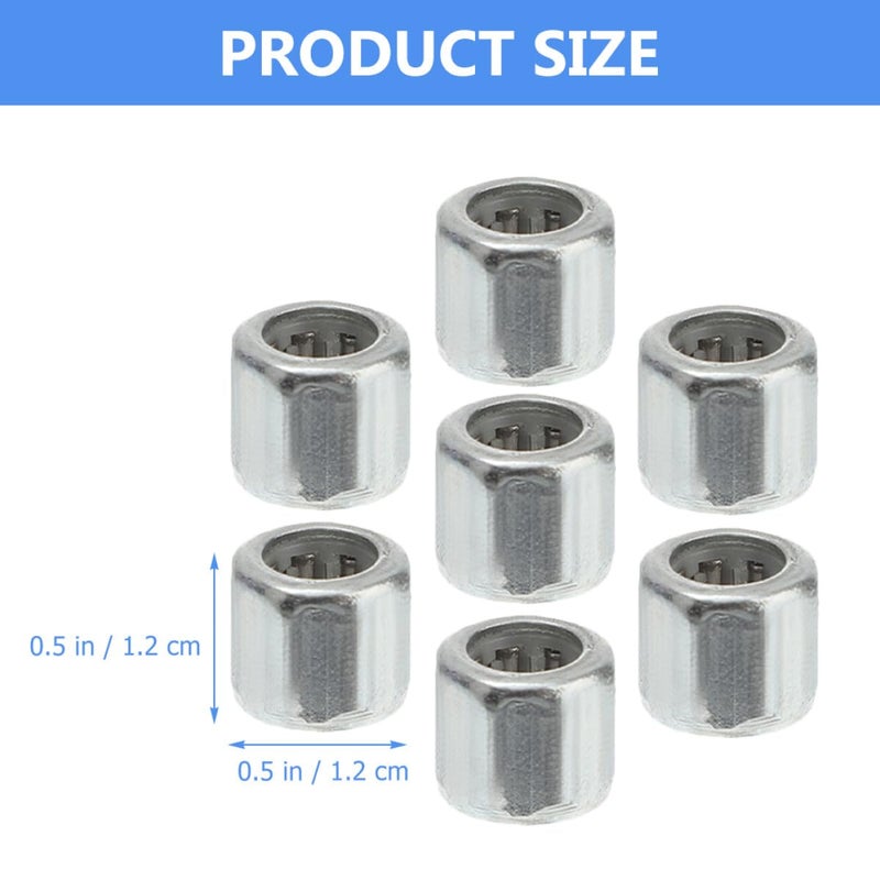 7Pcs Stainless Steel Thrust Needle Roller Bearings Single Direction Open End For Industrial Power Transmission - Image 3