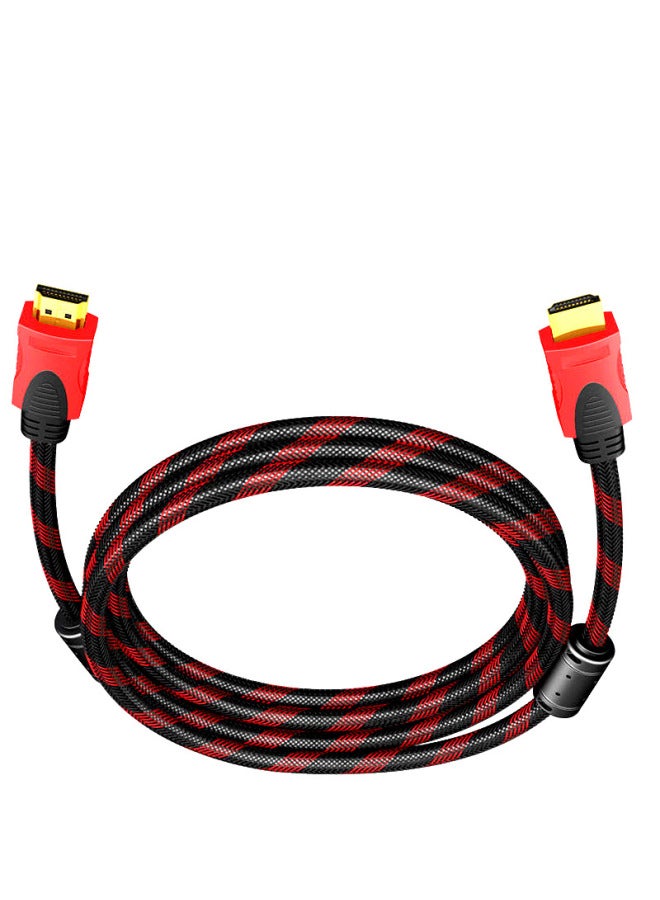 Hdmi Cable Red And Black Net 1.4 1080p Computer Monitor TV Set-top Box Cable HD Cable-Line Length:Other Specifications - Image 4