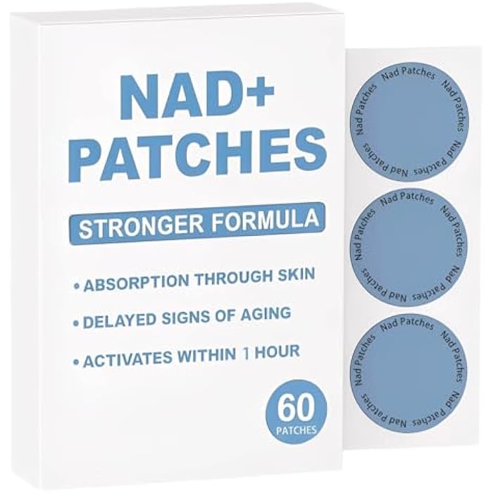 Rulinal NAD Patches for Women | 60 Count | NAD+ Patch for Anti-Aging and Wellness Support | with CoQ10, Nicotinamide, Vitamin C, Biotin | 60 Day Supply (1) - Image 1