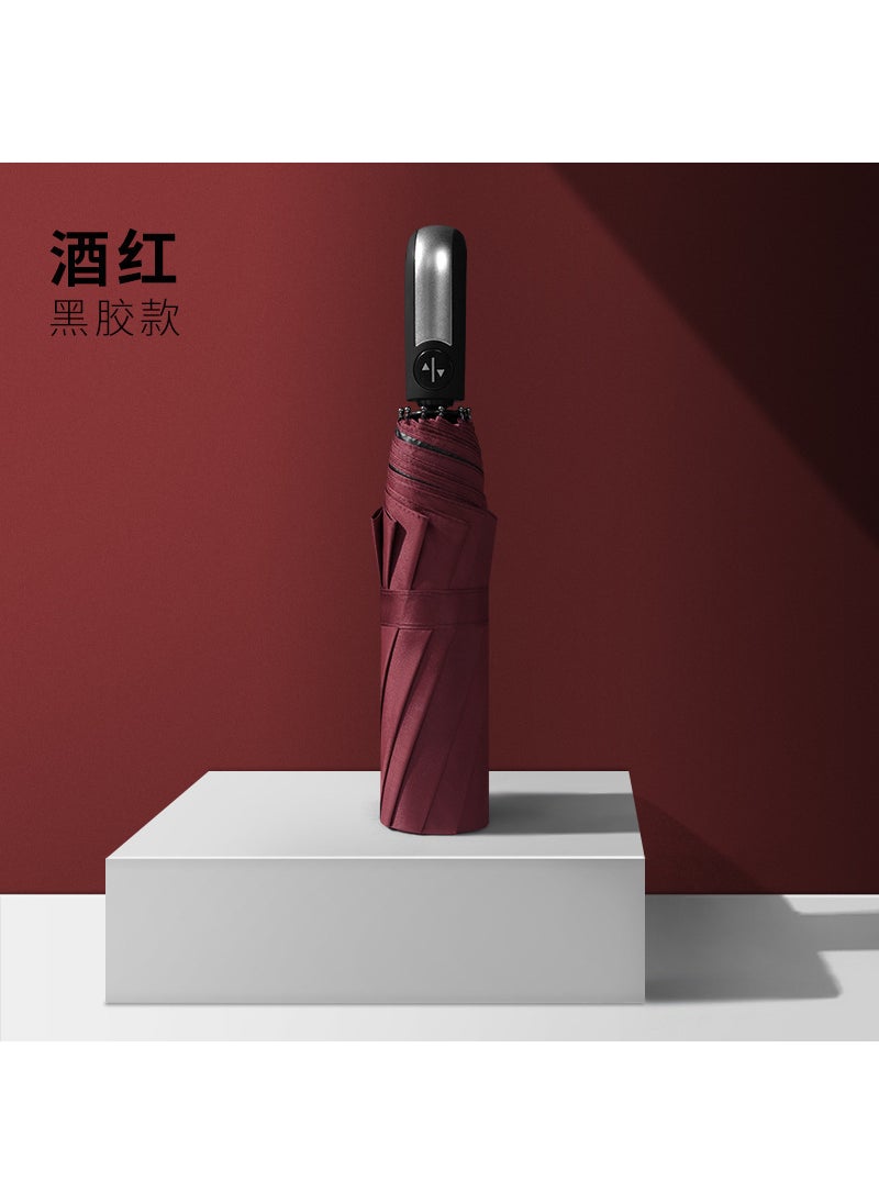 Generic Folding 12-bone automatic umbrella men's large double women's dual-use sun protection UV protection sun umbrella  - Image 4