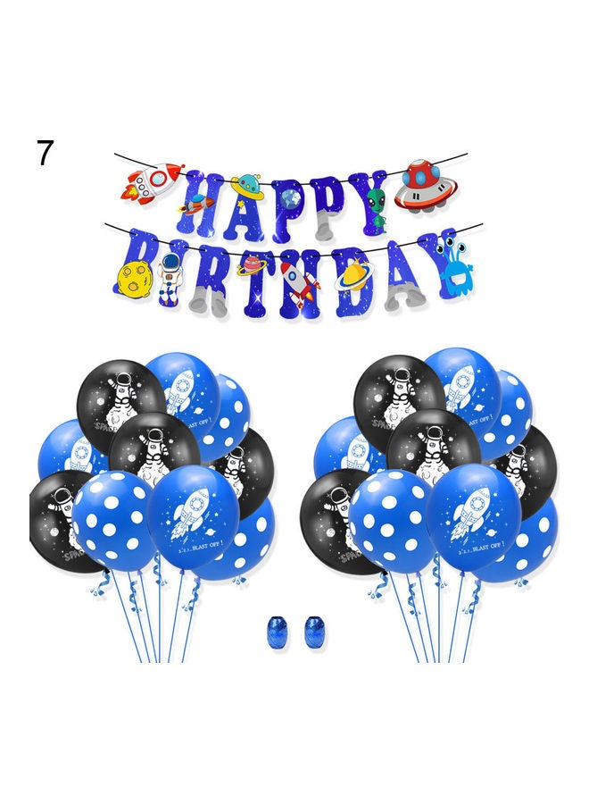 NIBEMINENT Happy Birthday Banner And Balloon Set