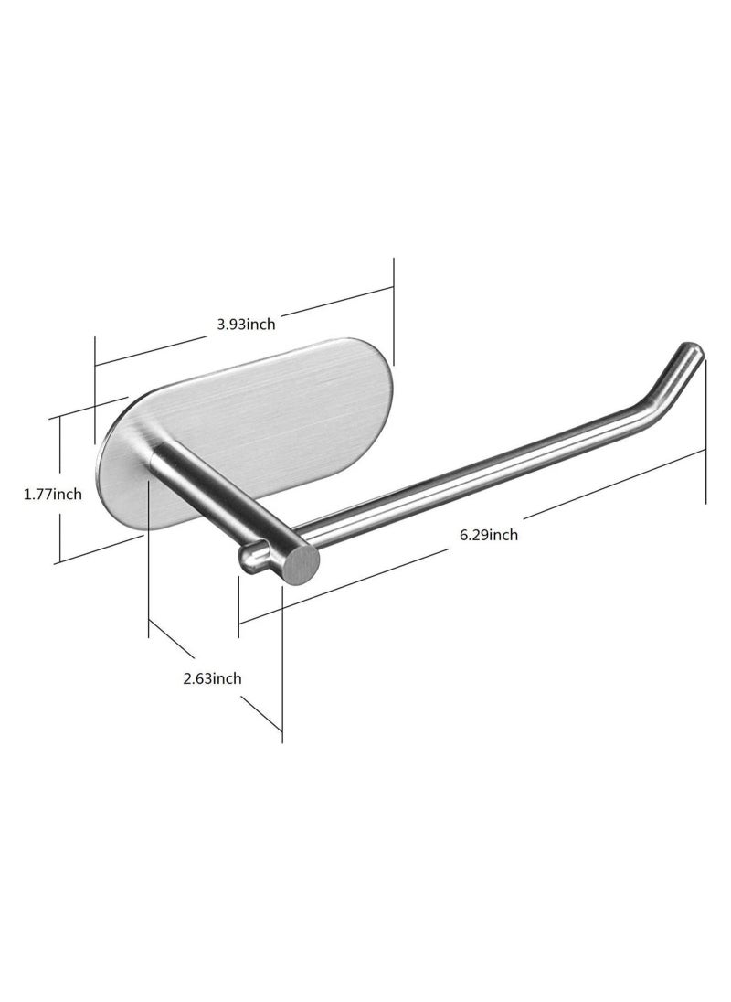 Excefore Towel Ring Self Adhesive Hand Towel Holder for Bathroom Kitchen Hand Towel Bar No Drilling Silver Towel Rack SUS 304 Stainless Steel Brushed  - Image 5