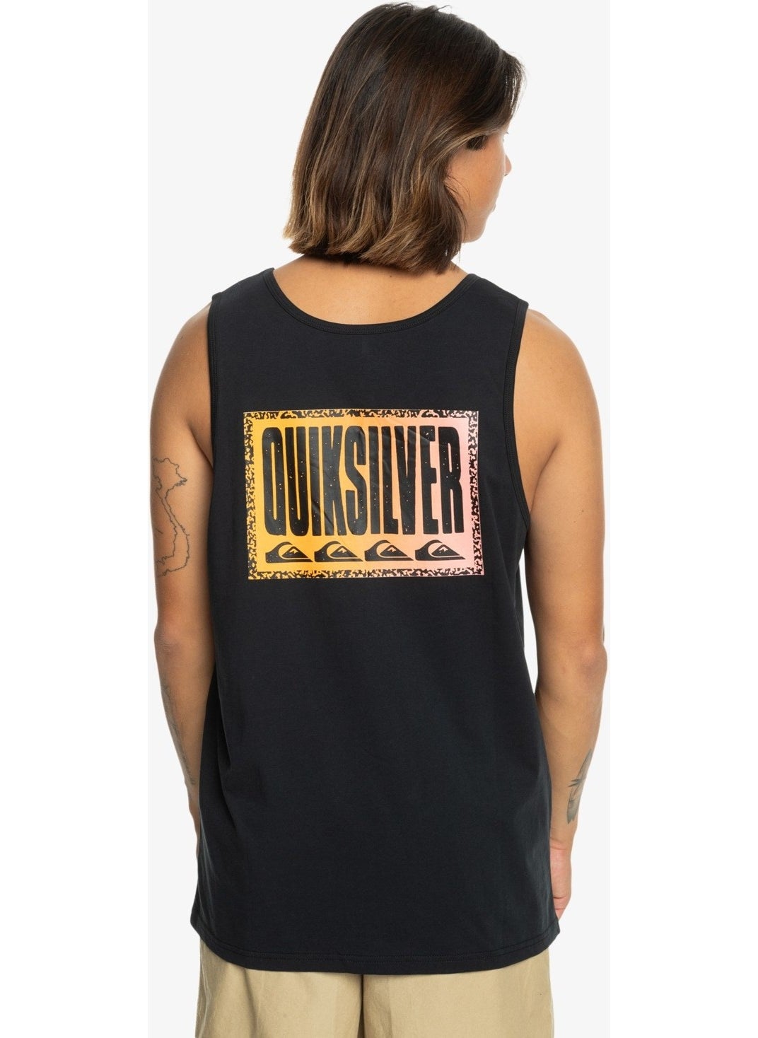 QUIKSILVER - Long Fade Tank Black Men's Undershirt EQYZT07663-10010 - Image 1