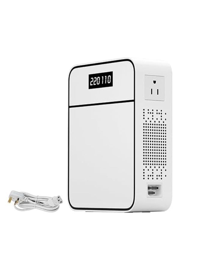 أجريون محول تنحي 220 فولت إلى 110 فولت محول جهد للاستخدام المنزلي لاستخدام أجهزة الولايات المتحدة ودول أخرى في الإمارات العربية المتحدة السعودية أو مناطق 220 فولت أخرى (1 كيلوواط) - Image 1