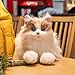 Chongker Weighted Stuffed Animals 3lb 22 Realistic Plush Cat Cuddling Soft Pillows for Children Adults and The Elderly Pet Companionship Ragdoll Cat - Image 2