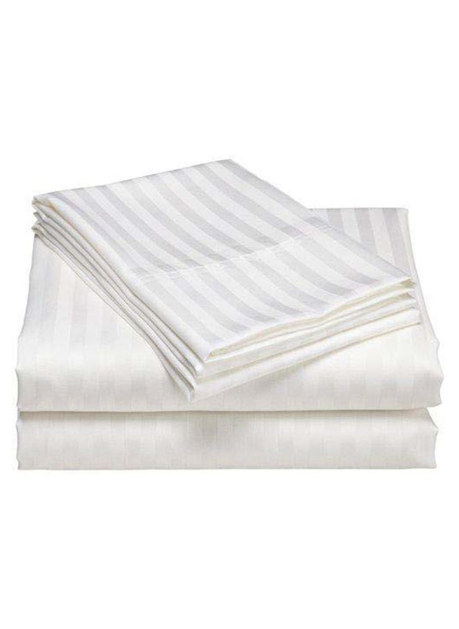 Hotel Collection - HOTEL COLLECTION WHITE King Flat Sheet with 2 Pillow Cases 240x260 cm - Image 1