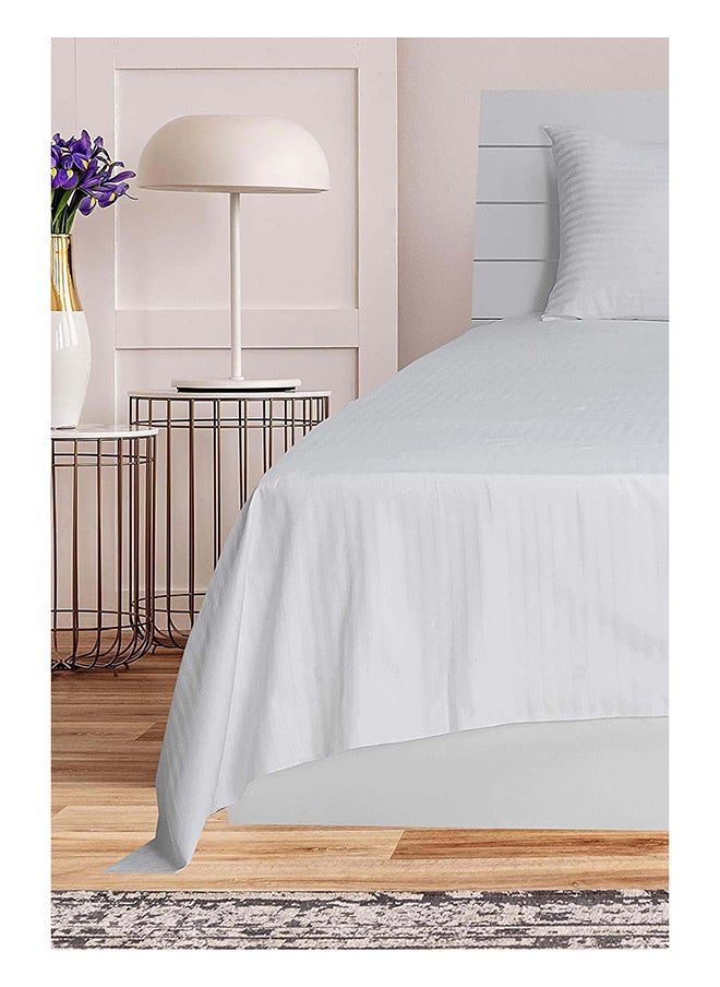 Hotel Collection - HOTEL COLLECTION WHITE King Flat Sheet with 2 Pillow Cases 240x260 cm - Image 1