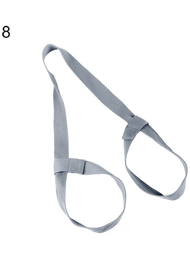 NIBEMINENT Portable Fitness Yoga Mat Belt Rope Elastic Shoulder Carrier Strap Two-Way Sling 20 x 10 20cm  - Image 1