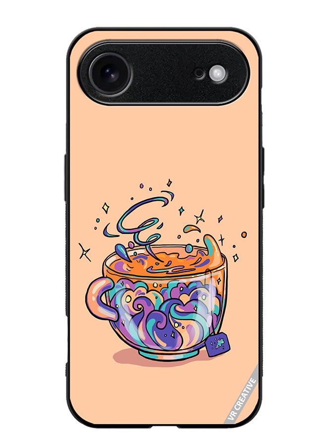 Protective Case Cover For Apple iPhone 17 Air Tea Design Multicolour