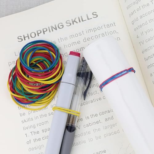 V4L Multicolour Rubber Bands - Durable, Stretchable, and Versatile Elastic Bands for Everyday Use (2 Inch Pack of 500grm) - Image 3