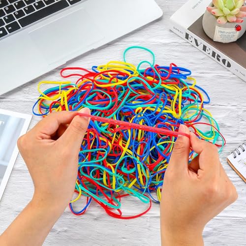 V4L Multicolour Rubber Bands - Durable, Stretchable, and Versatile Elastic Bands for Everyday Use (2 Inch Pack of 500grm) - Image 5