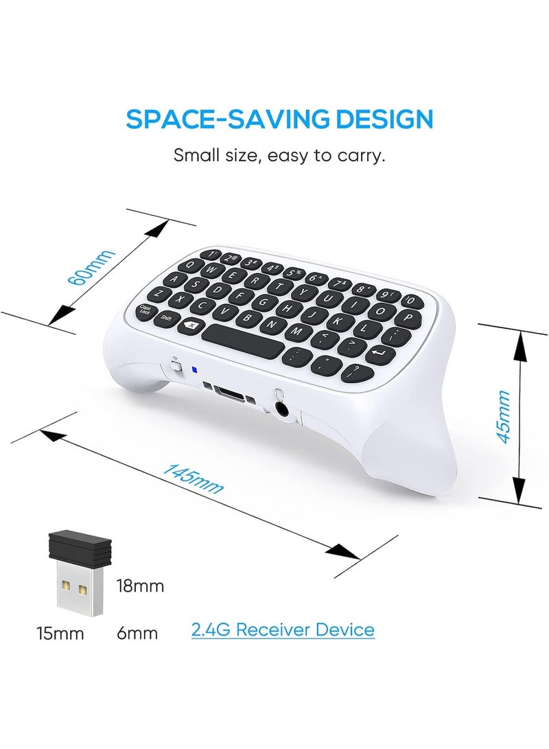 لوحة مفاتيح تحكم Xbox Series X/S، لوحة مفاتيح صغيرة QWERTY بتردد 2.4 جيجاهرتز، مع صوت. - Image 2