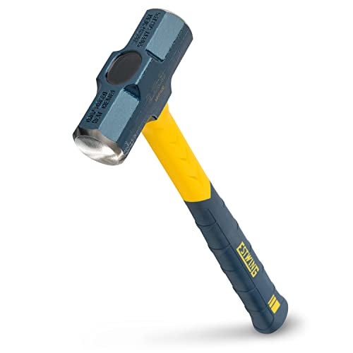 ESTWING Sure Strike Engineer's Hammer - 40 oz Sledge with Fiberglass Handle & No-Slip Cushion Grip - MRF40E - Image 1