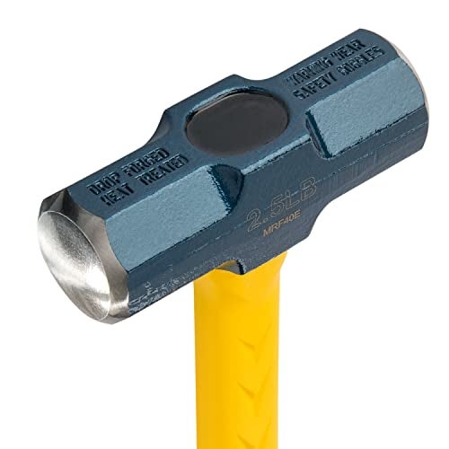 ESTWING Sure Strike Engineer's Hammer - 40 oz Sledge with Fiberglass Handle & No-Slip Cushion Grip - MRF40E - Image 3