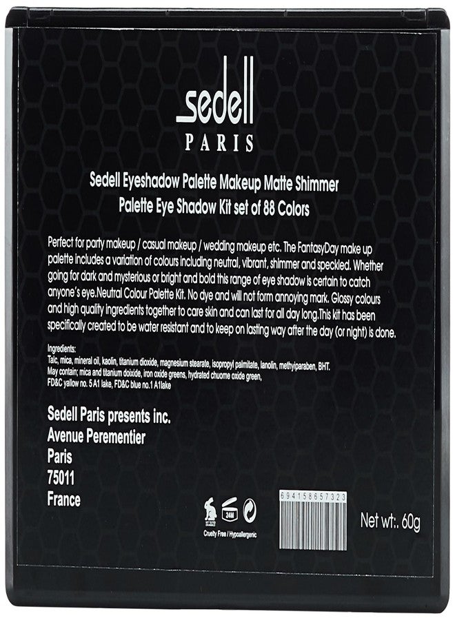 Sedell Paris Color Symphony -Shade Pro Eyeshadow Palette - Image 4