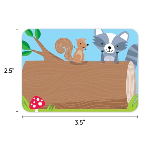 Creative Teaching Press CTP Woodland Friends Labels, Self-Adhesive Classroom Labels, Set of 36, 3.5” x 2.5” Each (Creative Teaching Press 4579) - Image 3