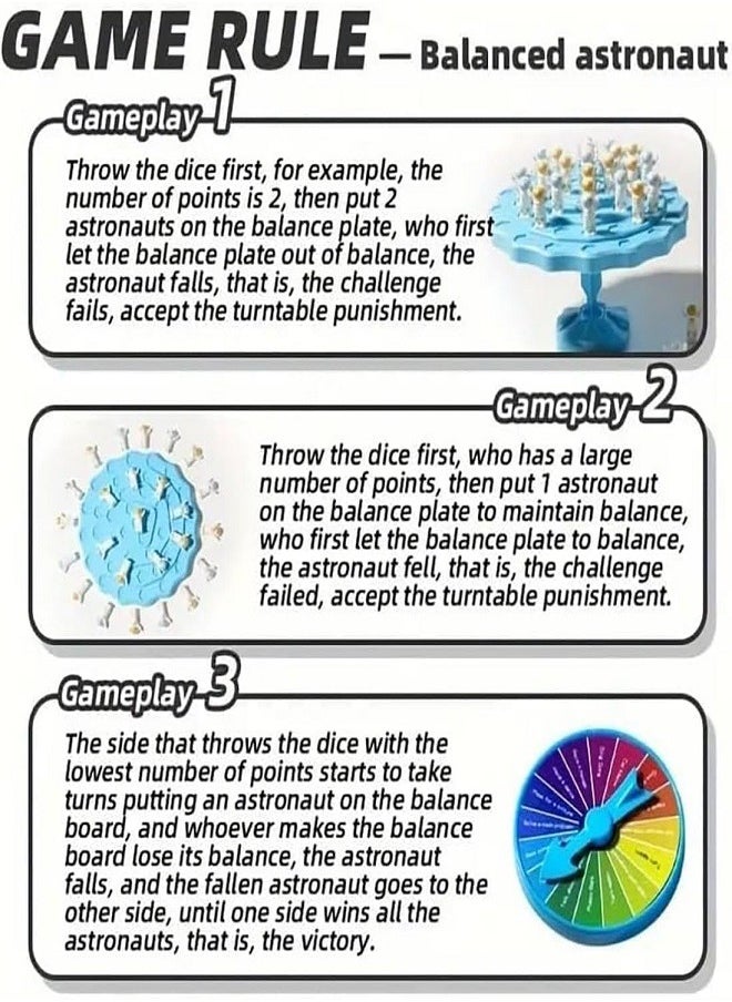 Generic - Astronauts Balance Tree Game, Interactive Enhance Coordination Early Educational Intelligent Balance Tree Game for Daily Life (48 Spaceman) - Image 1