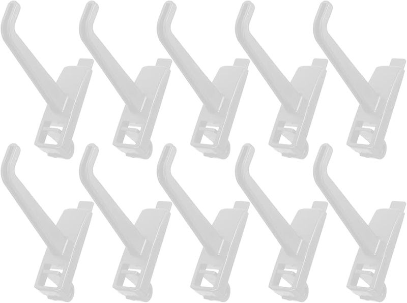 خطافات تخزين ثقيلة للجراج، ملحقات مثبتة على الحائط للوحة الأوتاد، عبوة من 10 قطع - Image 1