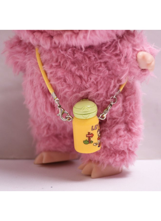 The First And Second Generation Labubu Sit Party Baby Clothes Accessories Small Cup Satchel 17cm Blind Box Cloth Clothes Accessories-Specifications:The First And Second Generation Labubu Baby Cloth Accessories And Cloth Accessories [doll Not Included]-Color:Dark Green Thermos Cup [buy One Get One Free  - Image 4