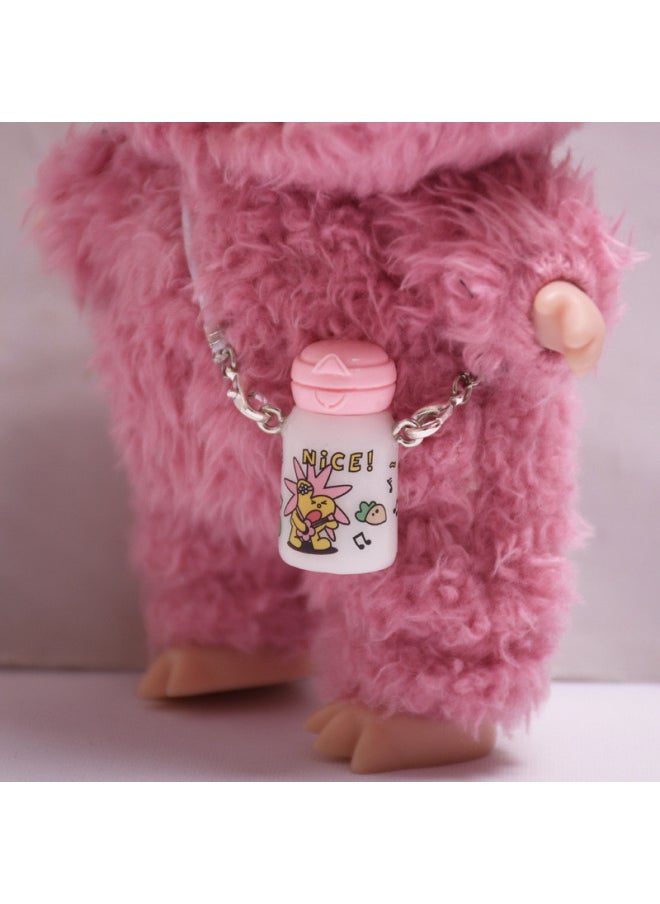 The First And Second Generation Labubu Sit Party Baby Clothes Accessories Small Cup Satchel 17cm Blind Box Cloth Clothes Accessories-Specifications:The First And Second Generation Labubu Baby Cloth Accessories And Cloth Accessories [doll Not Included]-Color:Dark Green Thermos Cup [buy One Get One Free  - Image 5