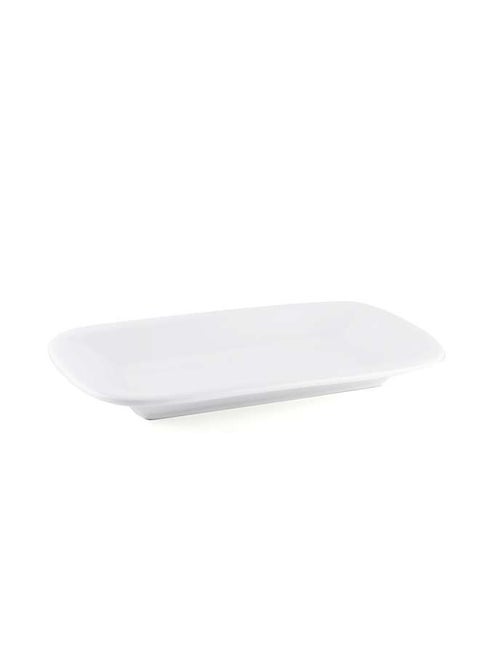Ivory Porcelain Rectangular Plate 25 cm