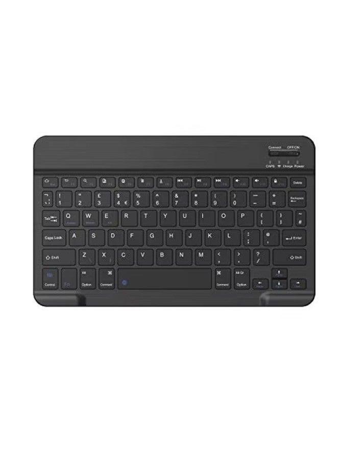 Bluetooth Keyboard IPad For Tablet PC Wonderful Control Keyboard Mobile Phone Wireless Bluetooth Keyboard Mouse Suit Cross Border-Color:10inch Yellow Bluetooth Keyboard - Image 2