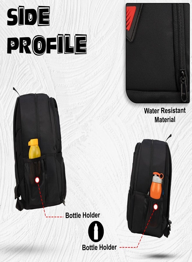 WHACKK Strike Black Soccer Football Basketball Volleyball Kitbag Backpack Soccer Ball (Black) - Image 5