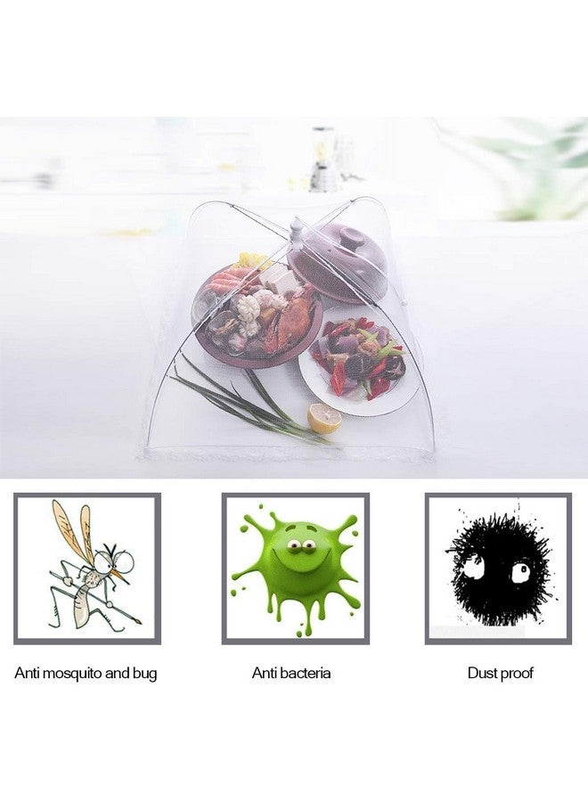 LUPINEZ Pop-Up Food Mesh Tents Umbrella Covers Reusable and Collapsible 17 x 17inches Outside Picnic Camping Parties BBQs Reusable and Collapsible Mesh Food Covers Tent (Pop-Up Food Mesh Tents -1) - Image 3