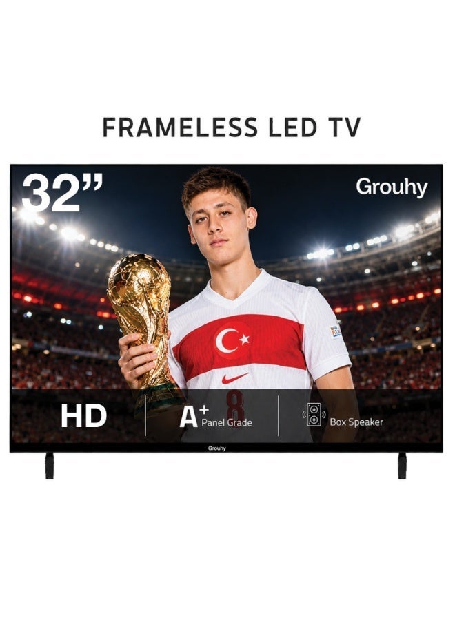 جروهي تلفزيون جروهي 32 بوصة LED بدون إطار - GLD32NAV2 - Image 1