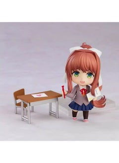 General Doki Doki Literature Club Monica Movable Doll Model Decoration Desktop Decoration Toy Gift for Family and Friends  - Image 3