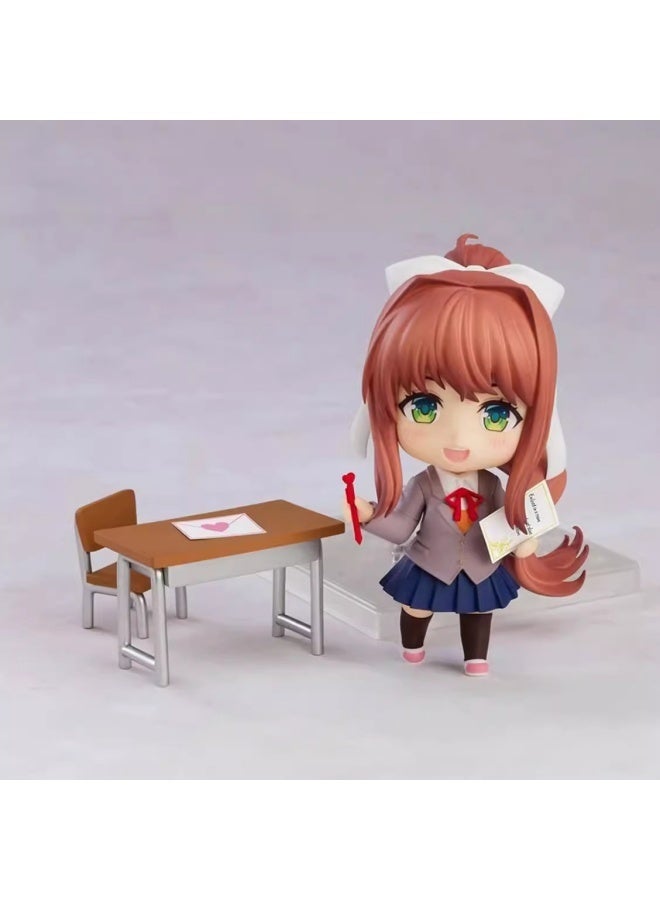 general Doki Doki Literature Club Monica Movable Doll Model Decoration Desktop Decoration Toy Gift for Family and Friends - Image 3