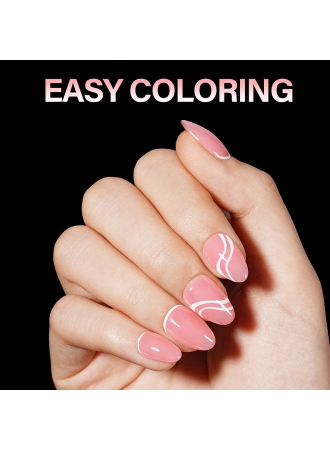 AILLSA Short Almond Nail Tips Soft Gel Preshaped Acrylic Nail Tips Half Matte Full Cover Nail Tips Clear Gelly Press On Flase Nail Tips For Extension Nail Manicure Home Diy 216Pcs 12Sizes - Image 5