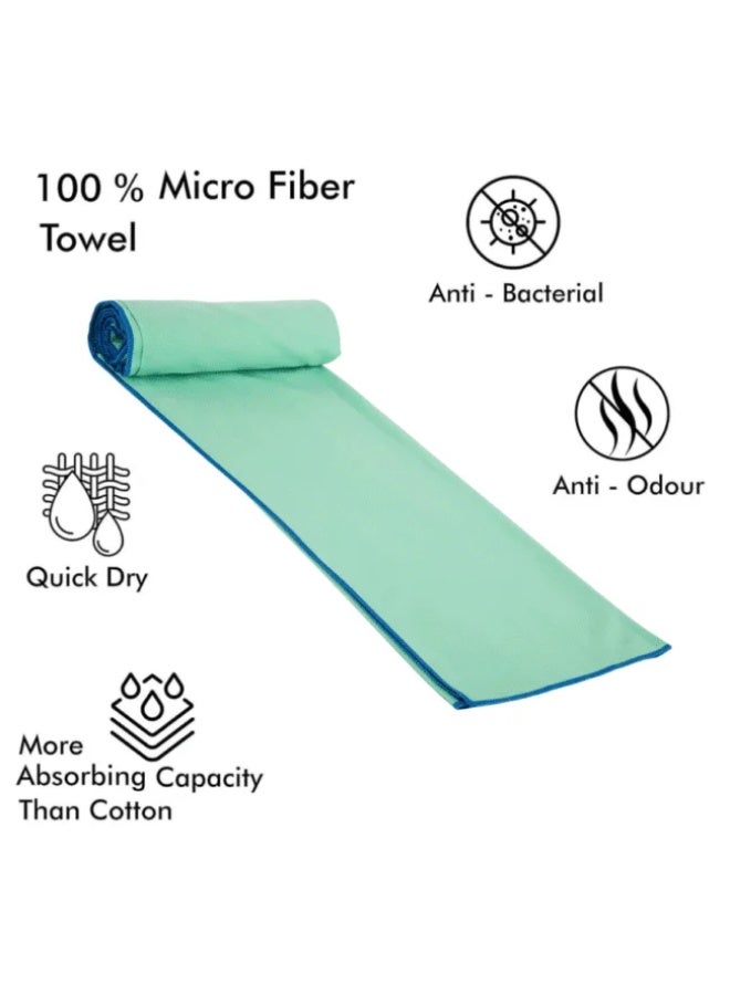 منترا فوط سباحة مايكروفايبرمن مينترا 80 × 130سم – اخضر غامق - Image 2