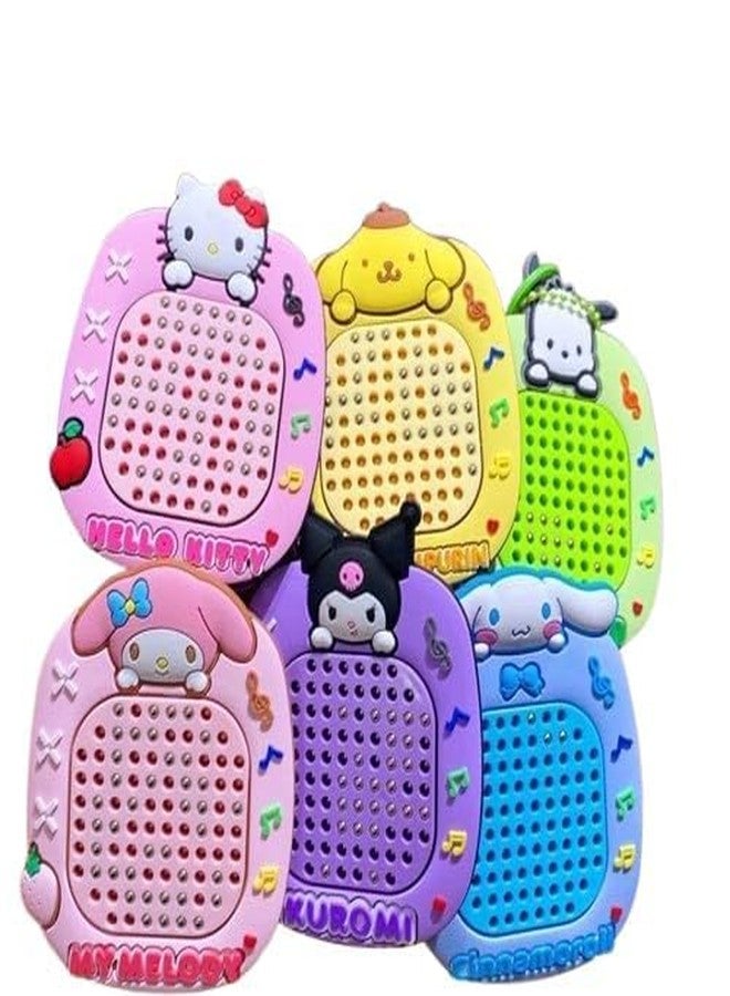 KANAKADHARA 2 in 1 Mini Magnetic Magpad Keychain Toy for Kids, Steel Ball Writing & Drawing Board, Magnetic Doodle Pad Stress Relief Fidget Toy, Cute School Bag Pendant, Portable Travel Toy ( Pack of 1) - Image 1