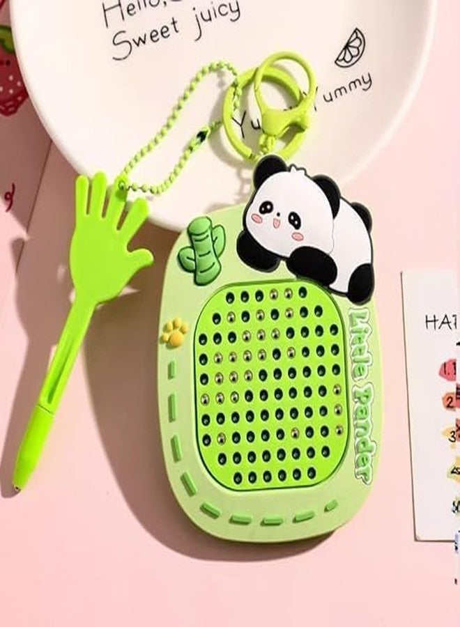 KANAKADHARA 2 in 1 Mini Magnetic Magpad Keychain Toy for Kids, Steel Ball Writing & Drawing Board, Magnetic Doodle Pad Stress Relief Fidget Toy, Cute School Bag Pendant, Portable Travel Toy ( Pack of 1) - Image 5