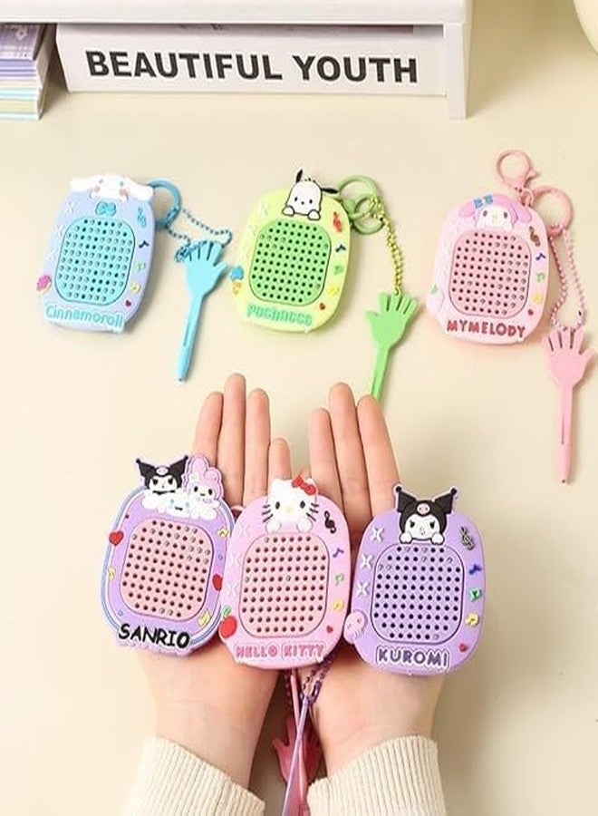 KANAKADHARA 2 in 1 Mini Magnetic Magpad Keychain Toy for Kids, Steel Ball Writing & Drawing Board, Magnetic Doodle Pad Stress Relief Fidget Toy, Cute School Bag Pendant, Portable Travel Toy ( Pack of 1) - Image 3
