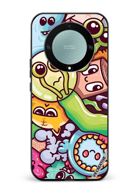 Protective Case Cover For Honor X9b Graphitti Design Multicolour