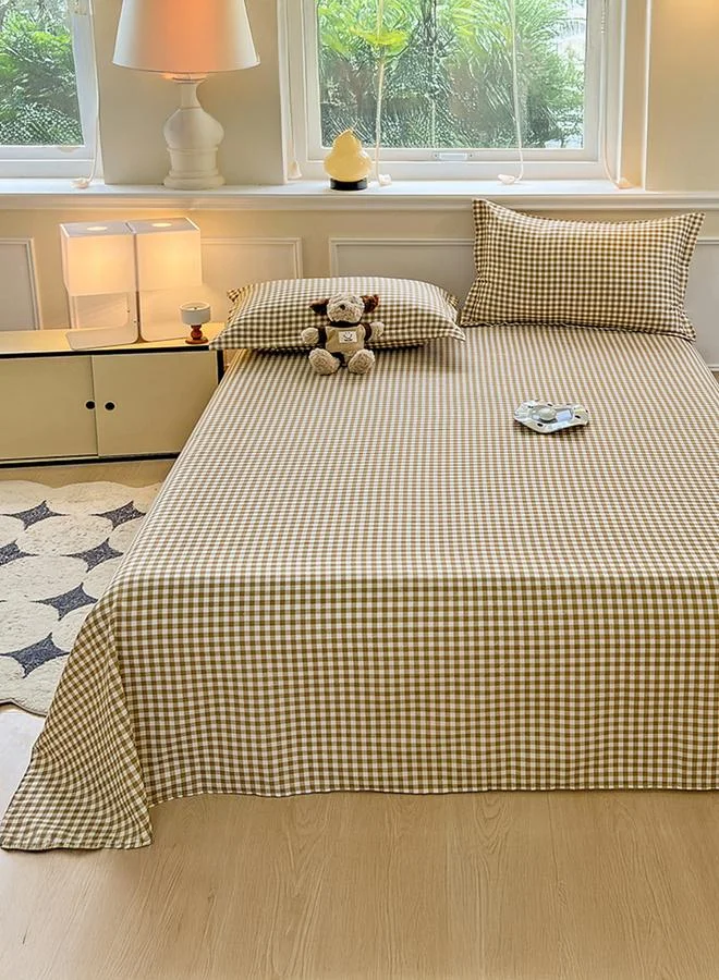 Styli Pack of 3 - Polyester Flat Sheets - 150cmx230cm, Beige