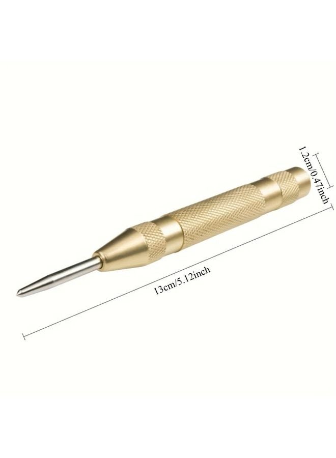 Heavy Duty Automatic Center Punch Tool Red Adjustable Spring For Precision Hole - Image 4